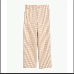 Madewell slim emmett pant in gingham